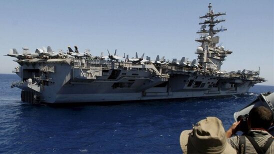 Image: Στην Κρήτη θα πλεύσει το αμερικάνικο αεροπλανοφόρο «Αϊζενχάουερ» και 12 πολεμικά πλοία των ΗΠΑ