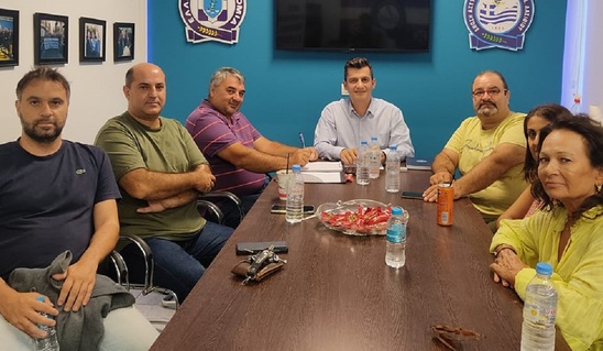 Image: Κλιμάκιο του ΠΑΣΟΚ–ΚΙΝ.ΑΛ. στην Ένωση Αστυνομικών νομού Λασιθίου