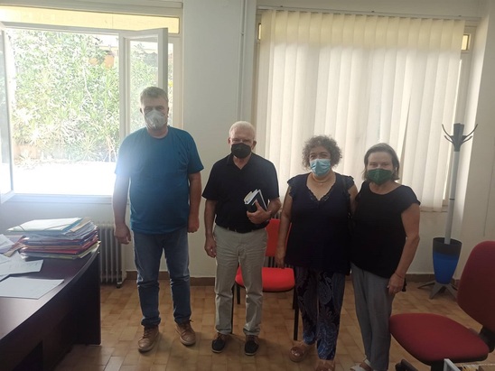 Image: Επίσκεψη Θραψανιώτη στην Διεύθυνση Δασών Λασιθίου