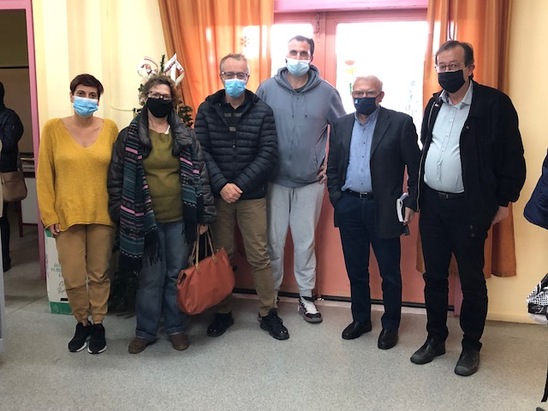 Image: Επίσκεψη Θραψανιώτη στο ειδικό σχολείο Ιεράπετρας