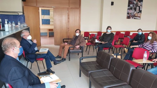 Image: Συνάντηση Θραψανιώτη με την Διοίκηση του Εργατικού Κέντρου Λασιθίου