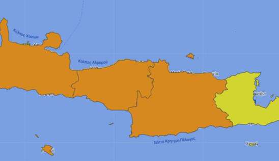Image: «κίτρινο» το Λασίθι   στον επιδημιολογικό χάρτη της χώρας  – 120 τα  ενεργά κρούσματα