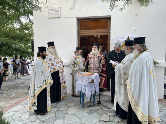 Image: Ο Αρχιερατικός Εσπερινός της εορτής της Αγίας Μαρίνας στους Καλογέρους Ιεράπετρας.