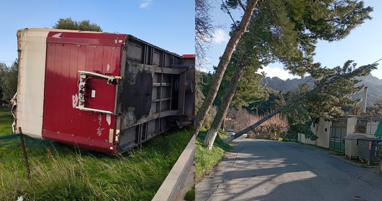 Image: Εικόνες από την ανεμοδαρμένη Ιεράπετρα