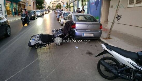 Image: Σοβαρό τροχαίο στα Χανιά – Μηχανή παρέσυρε 10χρονο