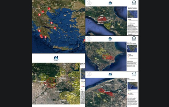 Image: Στάχτη 60.000 στρέμματα μέσα σε τέσσερις ημέρες