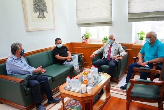 Image: Με τον πρόεδρο του ΚΕΘΕΑ συναντήθηκε ο Περιφερειάρχης Κρήτης