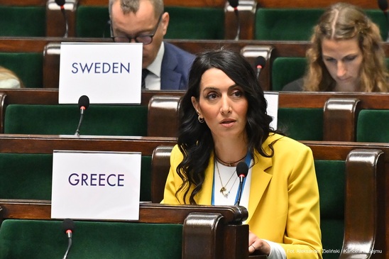 Image: Η ομιλία της Κ. Σπυριδάκη στην Ολομέλεια της COSAC στη Βαρσοβία