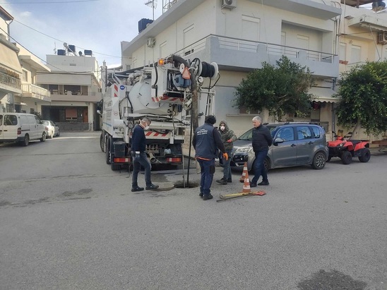 Image: Ευχαριστήριο του Δήμου Ιεράπετρας στον Δήμαρχο Αγίου Νικολάου για την παραχώρηση αποφρακτικού μηχανήματος