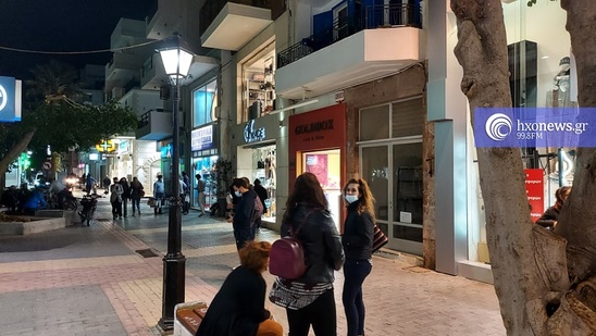 Image: Η Ιεράπετρα λίγο πριν το lockdown No 2