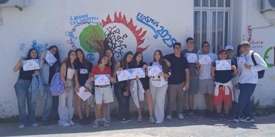 Image: Erasmus+: Μαθητές/τριες από την Ιταλία στο 1ο Γυμνάσιο Ιεράπετρας