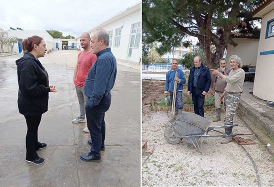 Image: Εκτεταμένες παρεμβάσεις και εργασίες στο 1ο Γυμνάσιο από την Δημοτική αρχή