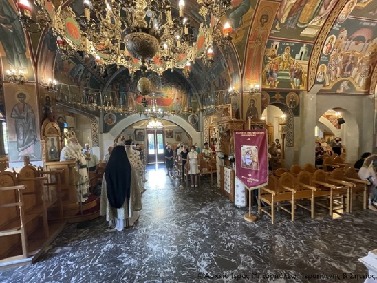 Image: Ο Αργύρης Πανταζής στο επετειακό μνημόσυνο των Μικρασιατών