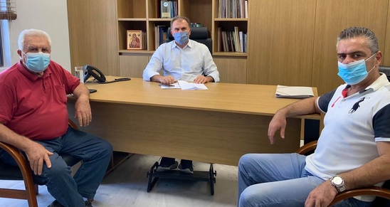 Image: Αδικαιολόγητη καθυστέρηση της προσαγωγού Μύρτου - Συνάντηση του Δημάρχου με τον Πρόεδρο του ΤΟΕΒ