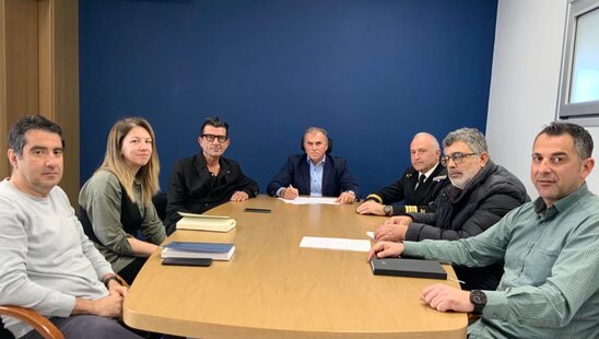 Image: Έπεσαν οι υπογραφές για την επισκευή του Λιμεναρχείου Ιεράπετρας