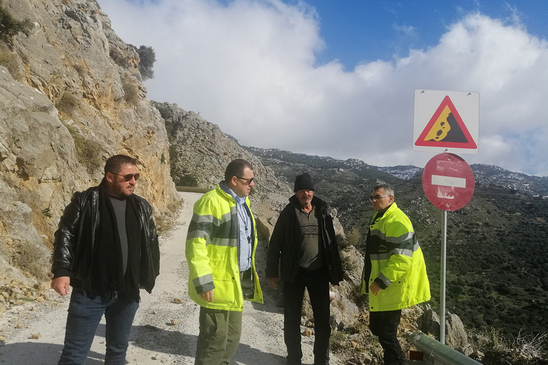 Image: Κλειστός ο δρόμος προς Σελάκανο λόγω επικίνδυνων κατολισθήσεων