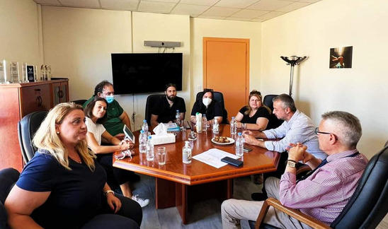 Image: Συνάντηση του συλλόγου νοσηλευτών ΕΣΥ νομού Λασιθίου με τη διοίκηση της 7ης ΥΠΕ