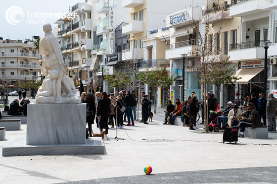 Image: Τραγωδία Τέμπη: Με μικρή συμμετοχή η χθεσινή πρωινή κινητοποίηση στην Ιεράπετρα