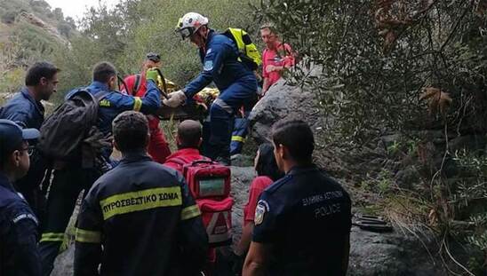 Image: Σητεία: Τραυματισμός 25χρονης τουρίστριας στο φαράγγι του Ρίχτη