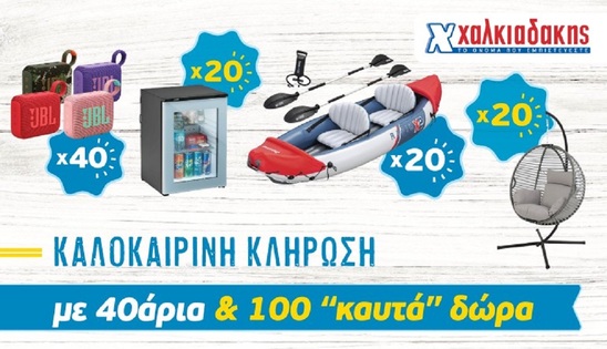 Image: Φέτος το καλοκαίρι στα S/M Χαλκιαδάκης «χτυπάνε» 40άρια!