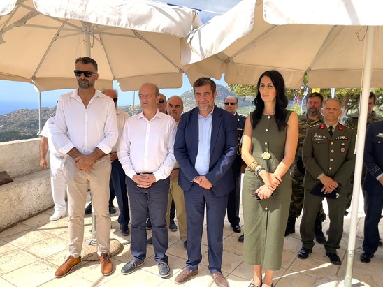 Image: Ο Αντιπεριφερειάρχης Λασιθίου στις εκδηλώσεις για την 83η επέτειο  του Ολοκαυτώματος των Δυτικών Χωριών της Ιεράπετρας