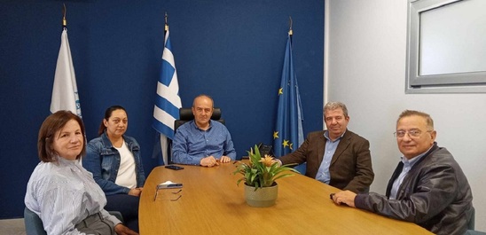 Image: Συνάντηση Δημάρχου με τον διευθυντή Δευτεροβάθμιας Εκπαίδευσης