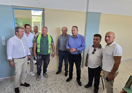 Image: Γ.Πλακιωτάκης: «Η αναβάθμιση των σχολικών κτιριακών υποδομών του Λασιθίου αποτελεί υποχρέωσή μας»