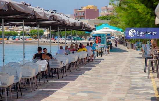 Image: Καφέ εστίαση - Ιεράπετρα: Αυξημένη κίνηση μόνο τα Σαββατοκύριακα