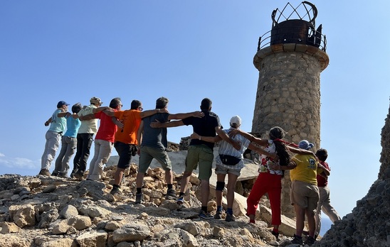 Image: Στο ακρωτήριο του Αγίου Ιωάννη στον Αφορεσμένο οι πεζοπόροι του ΕΟΣ Λασιθίου