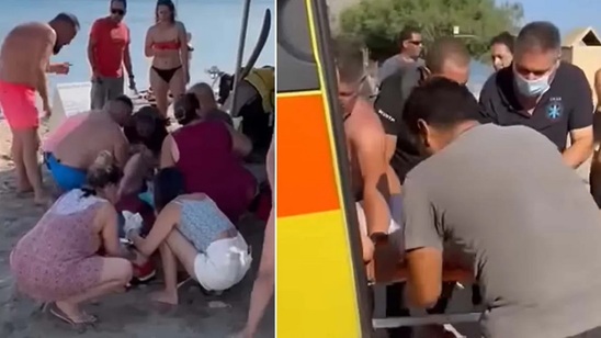 Image: Μακρύ Γιαλό :Χειροπέδες στον εκμισθωτή των θαλάσσιων σπορ για σωματική βλάβη από αμέλεια - Σε κρίσιμη κατάσταση ο 14χρονος που χτύπησε με τζετ σκι