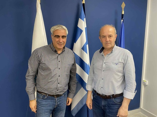 Image: Συνάντηση Δημάρχου Ιεράπετρας με τον νέο Αναπληρωτή Διοικητή του Νοσοκομείου