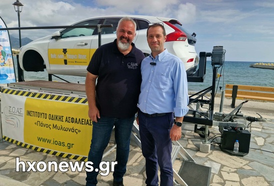 Image: Ιεράπετρα: Γυαλιά μέθης και προσομοιωτής ανατροπής σε ένα βιωματικό μάθημα οδικής ασφάλειας