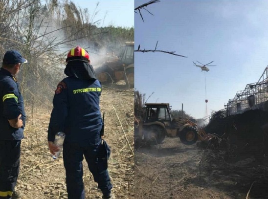 Image: Προσωρινά κρατούμενος ο 35χρονος για τη μεγάλη φωτιά στην Ιεράπετρα