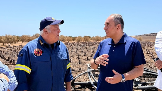 Image: Πλακιωτάκης από Αθερινόλακκο: Προτεραιότητα η άμεση στήριξη των πληγέντων από την πυρκαγιά  