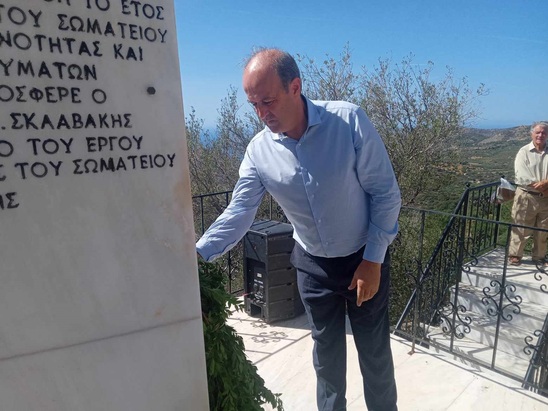 Image: Στις εκδηλώσεις τιμής και μνήμης για το Ολοκαύτωμα των Δυτικών Χωριών της Ιεράπετρας ο Δήμαρχος