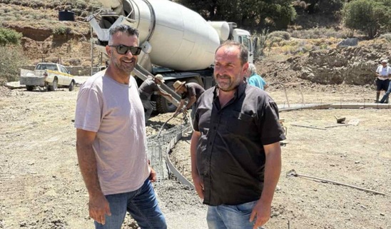 Image: Δεξαμενή πυροπροστασίας στο Σελάκανο από τον Δήμο Ιεράπετρας και την Περιφέρεια Κρήτης