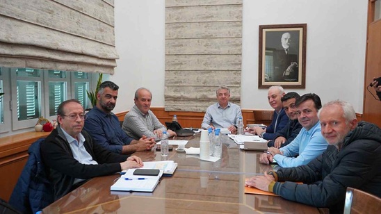 Image: Συνάντηση για τις κατολισθήσεις στον δρόμο Μύρτου – Τέρτσα  με τον Σταύρο Αρναουτάκη