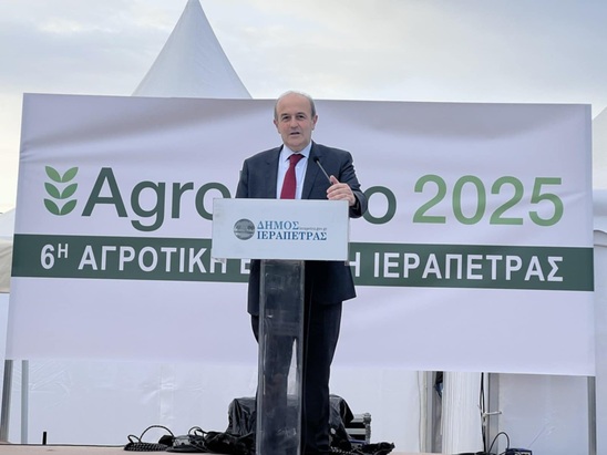 Image: Φραγκούλης για την Αγροτική Έκθεση Ιεράπετρας:"Ως Δημοτική Αρχή στέκουμε δίπλα σε κάθε προσπάθεια ενίσχυσης και προβολής του πρωτογενούς τομέα"