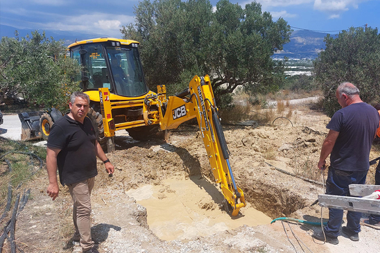 Image: Μέχρι το απόγευμα η σταδιακή αποκατάσταση της υδροδότησης στην Ιεράπετρα