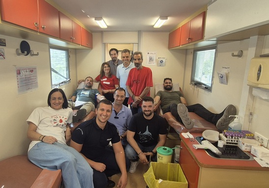 Image: Ιεράπετρα: 37 φιάλες αίματος στην εθελοντική αιμοδοσία των αστυνομικών