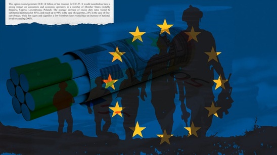 Image: Με φόρους 14 δισ. ευρώ στα τσιγάρα θα χρηματοδοτηθούν οπλικά συστήματα της Ευρωπαϊκής Ένωσης