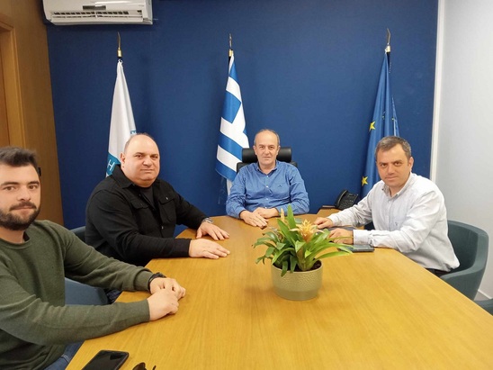 Image: Συνάντηση Δημάρχου με την Ένωση Αστυνομικών Υπαλλήλων Λασιθίου