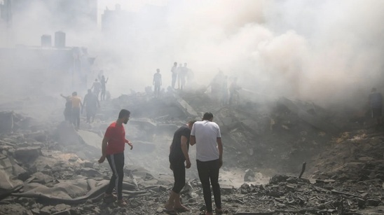 Image: To Ισραήλ λέει σε 1,1 εκατ. αμάχους στη Γάζα να φύγουν προς νότο - «Σας χρησιμοποιούν ως ανθρώπινες ασπίδες»