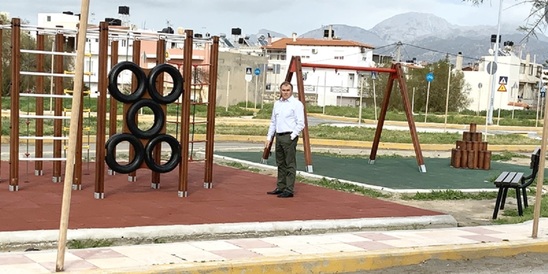 Image: Σε εξέλιξη η κατασκευή 8 νέων παιδικών χαρών στον Δήμο Ιεράπετρας