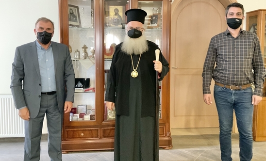 Image: Συνάντηση του Δημάρχου Ιεράπετρας με τον Σεβασμιότατο Μητροπολίτη Ιεραπύτνης και Σητείας