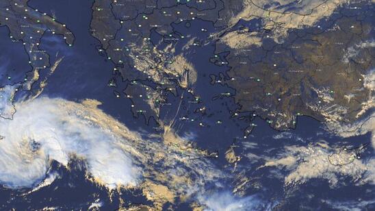 Image: Ο μεσογειακός κυκλώνας "Νέαρχος" θα επηρεάσει και την Κρήτη