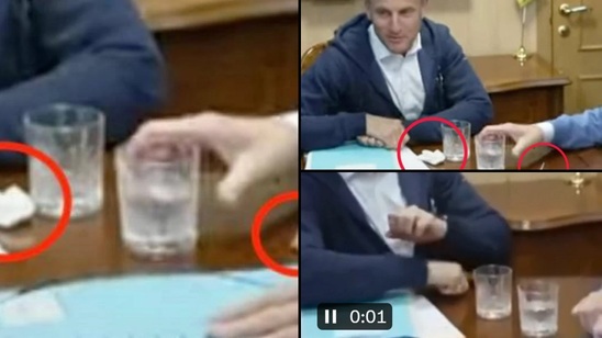 Image: Όργιο φημών κατά Μακρόν: «Έκανε κοκαΐνη με τον Μερτς στο Κίεβο» - «Ήταν ένα απλό χαρτομάντιλο», απαντά το Παρίσι