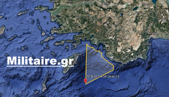 Image: Με αντι-NAVTEX απαντά προς το παρόν η Ελλάδα στην “εισβολή” του Oruc Reis μεταξύ Καστελόριζου-Ρόδου