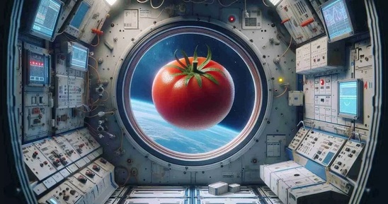 Image: Αυτή είναι η ντομάτα που χάθηκε στο Διάστημα πριν από 9 μήνες