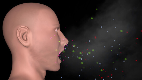 Image: Κορωνοϊός: Πιθανή πηγή μετάδοσης τα σταγονίδια που εκτοξεύονται από το στόμα κατά την ομιλία